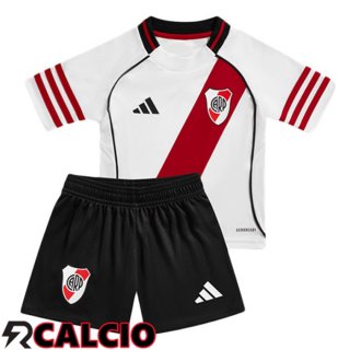 Prima Maglia River Plate Bambino Blu 2025/2026