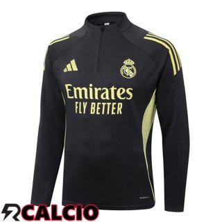 Felpa Allenamento Real Madrid Nero 2025/2026