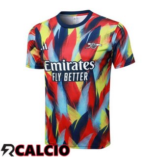 T Shirt Allenamento Arsenal Rosso Blu 2025/2026