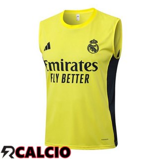 Canotta Allenamento Real Madrid Giallo 2025/2026