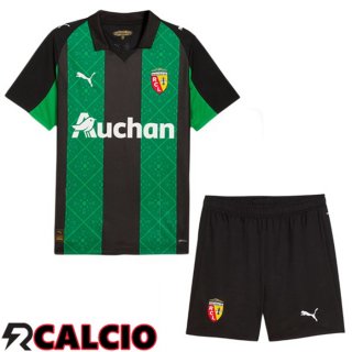 Seconda Maglia RC Lens Bambino Verde 2025/2026