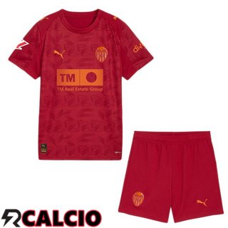Seconda Maglia Valencia CF Bambino Rosso 2025/2026