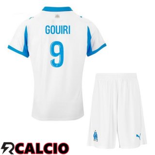 Prima Maglia Marsiglia OM (GOUIRI 9) Bambino Bianco 2025/2026