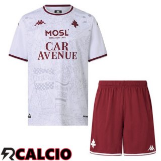 Seconda Maglia FC Metz Bambino Bianco 2025/2026
