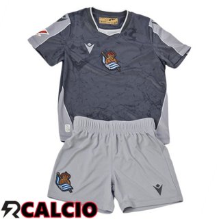 Seconda Maglia Real Sociedad Bambino Grigio 2025/2026