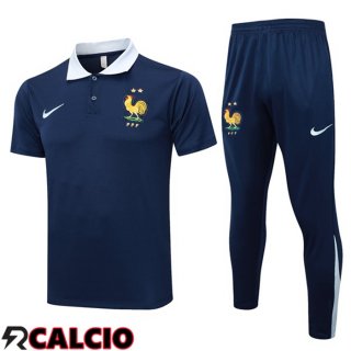 Insieme Polo Francia + Pantaloni Blu Reale 2024/2025