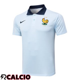 Maglia Polo Francia Blu 2024/2025