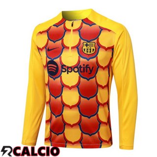 Felpa Allenamento FC Barcellona Giallo 2024/2025
