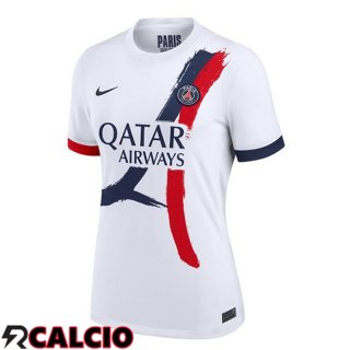 Seconda Maglia Paris PSG Donna Bianco 2024/2025