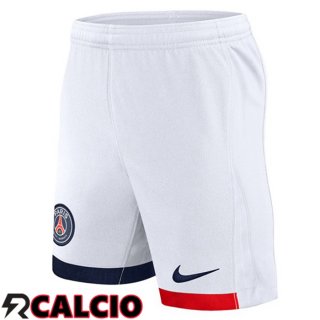 Seconda Pantaloncini Calcio Paris PSG Bianco 2025/2026