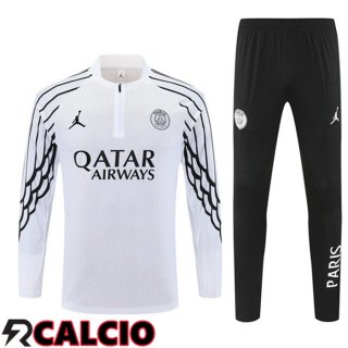 Insieme Tuta Calcio Jordan Paris PSG Bianco 2025/2026