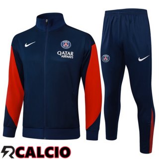 Insieme Tuta Calcio - Giacca Jordan Paris PSG Blu Reale 2025/2026