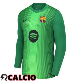 Maglia FC Barcellona Portiere Manica Lunga Verde 2025/2026