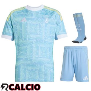 Insieme Seconda Maglia Juventus (Pantaloncini + Calzini) 2025 2026