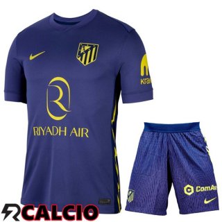 Insieme Seconda Maglia Atletico Madrid + Pantaloncini 2025 2026