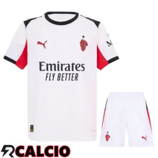 Insieme Seconda Maglia AC Milan + Pantaloncini 2025 2026
