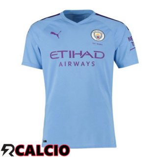 Prima Maglia Manchester City Retro Blu 2019-2020