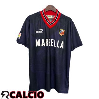 Terza Maglia Atletico Madrid Retro Blu Reale 1995-1996