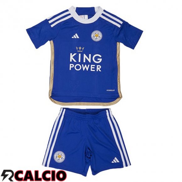 Prima Maglia Leicester City Bambino Blu 2023/2024