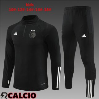 Insieme Tuta Calcio Algeria Bambino Nero 2023/2024