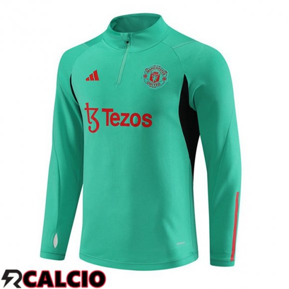 Felpa Allenamento Manchester United Verde 2023/2024