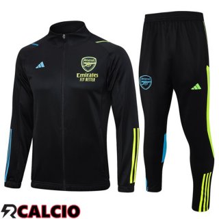 Insieme Tuta Calcio - Giacca Arsenal Nero 2023/2024