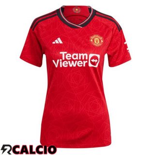 Prima Maglia Manchester United Donna Rosso 2023/2024