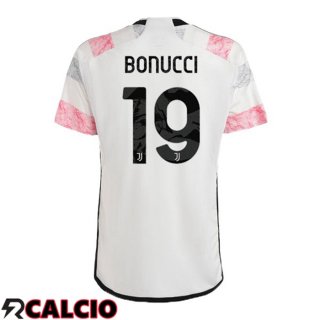 Seconda Maglia Juventus (BONUCCI 19) Bianco 2023/2024  Seconda Maglia Juventus (BONUCCI 19) Bianco 2023/2024