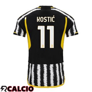 Prima Maglia Juventus (KOSTIĆ 11) Nero Bianco 2023/2024