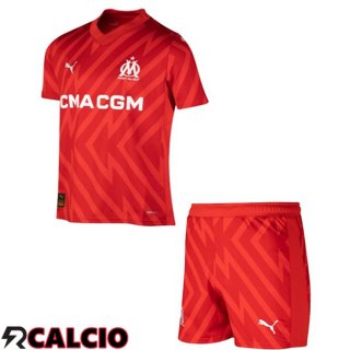 Maglia Marsiglia OM Bambino Portiere Rosso 2023/2024