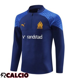 Felpa Allenamento Marsiglia OM Blu Reale 2023/2024