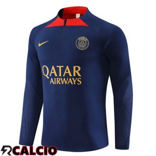 Felpa Allenamento Paris PSG Blu Reale 2023/2024