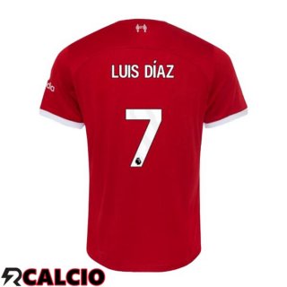 Prima Maglia FC Liverpool (LUIS DÍAZ 7) Rosso 2023/2024