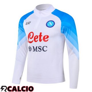 Felpa Allenamento SSC Napoli Bianco 2023/2024