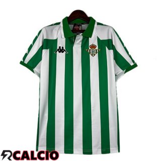 Prima Maglia Real Betis Retro Bianco Verde 2000-2001