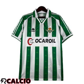 Prima Maglia Real Betis Retro Bianco Verde 1995-1996