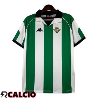 Prima Maglia Real Betis Retro Bianco Verde 1998-1999