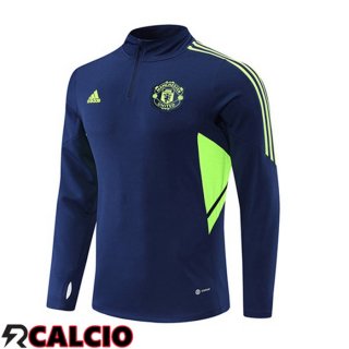 Felpa Allenamento Manchester United Blu Reale 2022/2023