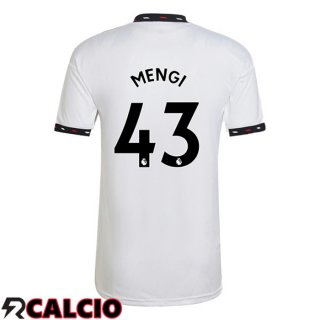 Seconda Maglia Manchester United (MENGI 43) Bianco 2022/2023
