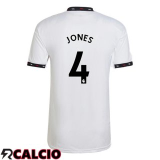 Seconda Maglia Manchester United (JONES 4) Bianco 2022/2023