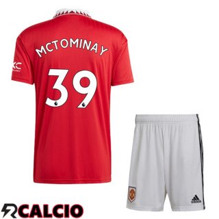 Prima Maglia Manchester United (MCTOMINAY 39) Bambino Rosso 2022/2023