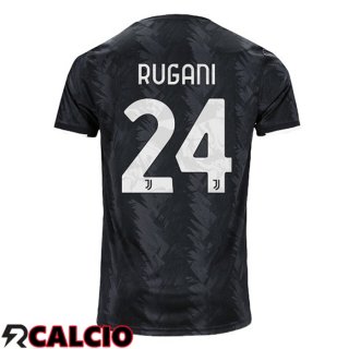 Seconda Maglia Juventus (RUGANI 24) Nero 2022/2023