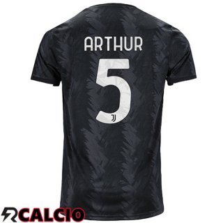 Seconda Maglia Juventus (ARTHUR 5) Nero 2022/2023  Seconda Maglia Juventus (ARTHUR 5) Nero 2022/2023