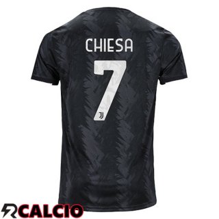 Seconda Maglia Juventus (CHIESA 7) Nero 2022/2023  Seconda Maglia Juventus (CHIESA 7) Nero 2022/2023