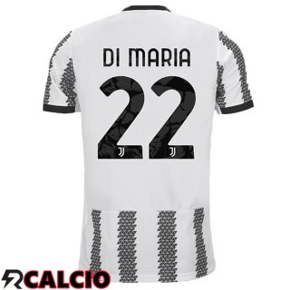 Prima Maglia Juventus (DI MARIA 22) Bianco Nero 2022/2023  Prima Maglia Juventus (DI MARIA 22) Bianco Nero 2022/2023