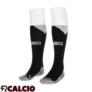 Seconda Calzini Calcio AS Monaco Nero 2022/2023