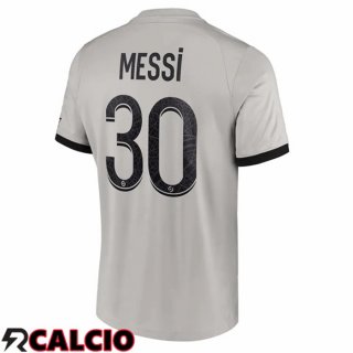 Seconda Maglia Paris PSG (Messi 30) Grigio 2022/2023