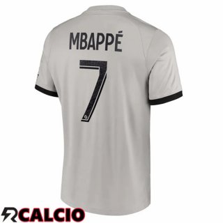 Seconda Maglia Paris PSG (Mbappé 7) Grigio 2022/2023
