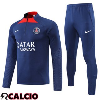 Insieme Tuta Calcio Paris PSG Blu Reale 2022/2023