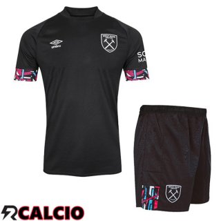 Seconda Maglia West Ham Bambino Nero 2022/2023
